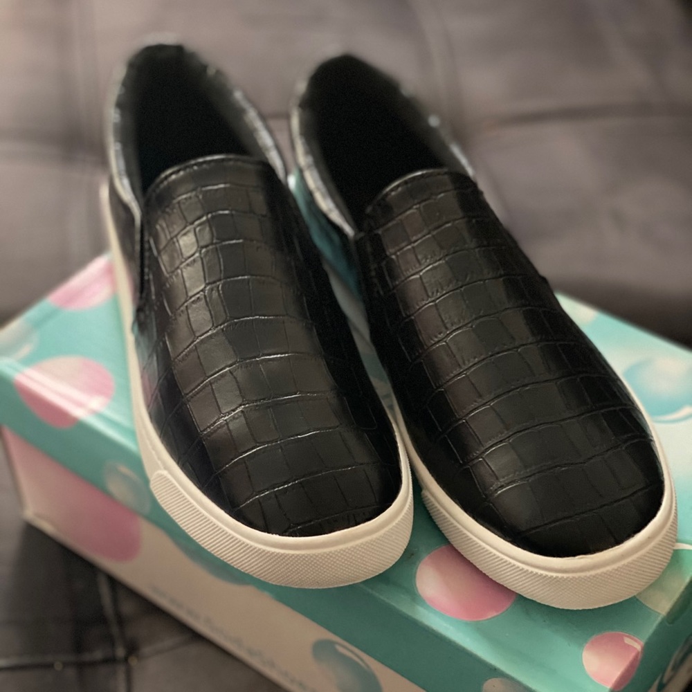 Soda Sneakers - Crocodile Black